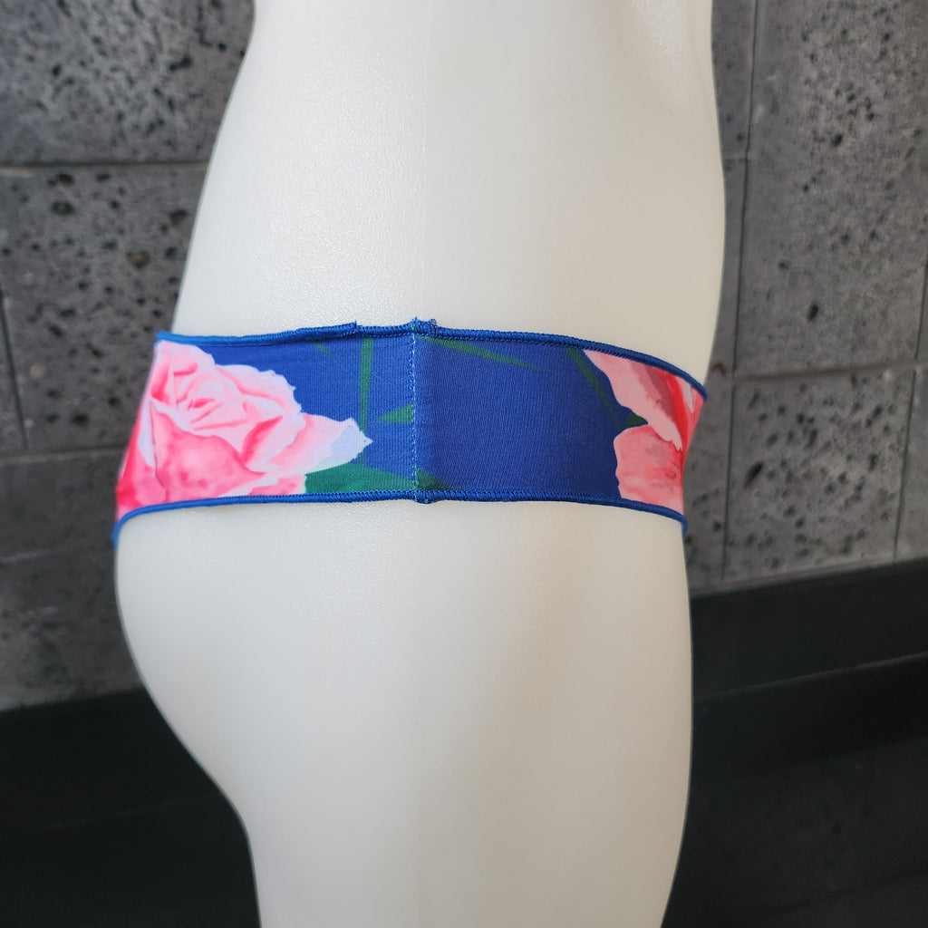 Loco Boutique Roses Cinched Back Swim Bottom
