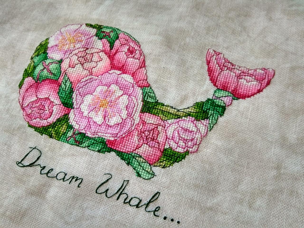Dream Whale - PDF Cross Stitch Pattern